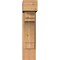 Ekena Millwork Merced Block Smooth Bracket w/ Offset Brace, Western Red Cedar, 7 1/2"W x 20"D x 32"H BKT0806X20X32MRC05SWR - alternate 3